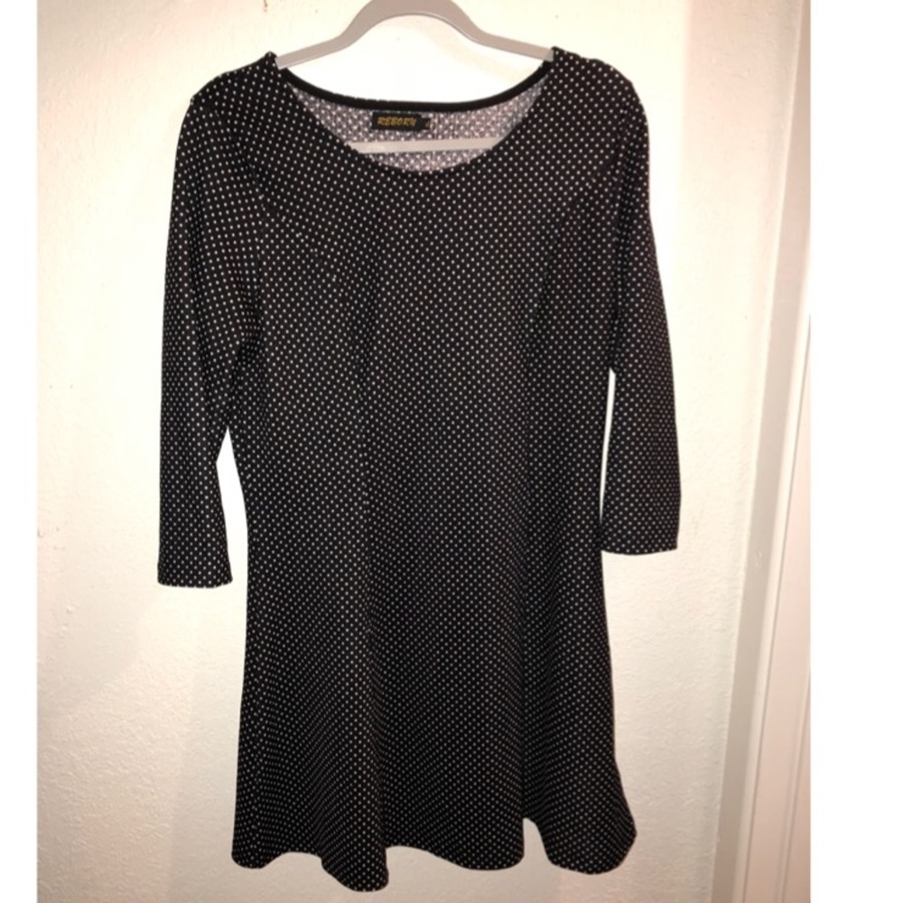 Polka dot tunic shirt